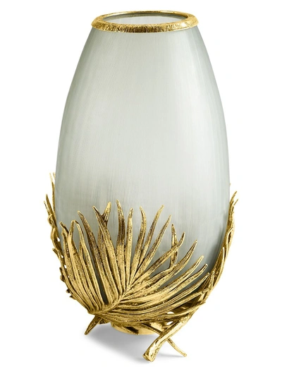 Shop Michael Aram Palm Medium Glass Vase