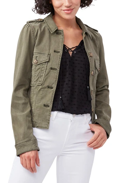 Shop Paige Pacey Jacket In Vintage Ivy Green