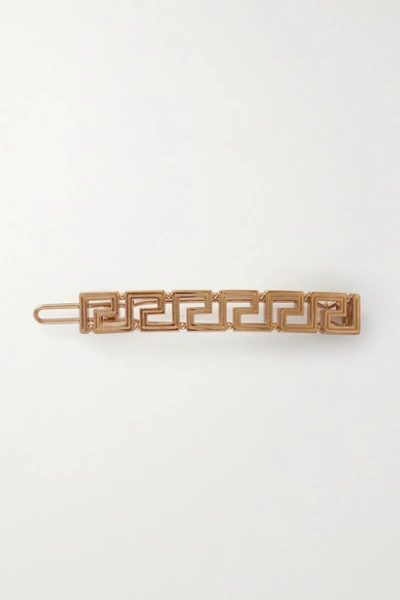 Shop Versace Gold-tone Hair Clip