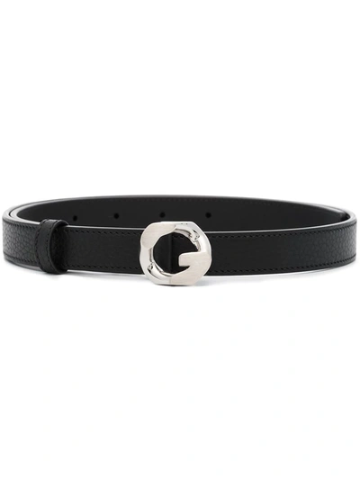 Shop Givenchy G Chain Buckle Belt In Schwarz