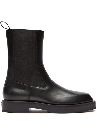 Shop Givenchy 4g Plaque Chelsea Boots In Schwarz