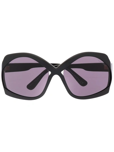 Tom Ford Oversize-frame Sunglasses In Schwarz