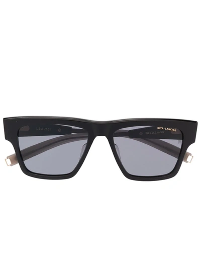 Shop Dita Eyewear Wayfarer-frame Sunglasses In Schwarz