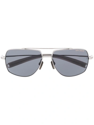 Dita Eyewear Square-frame Sunglasses In Metallisch