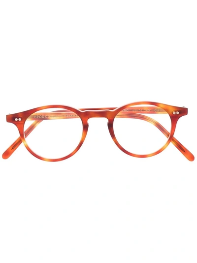 玳瑁纹圆框眼镜