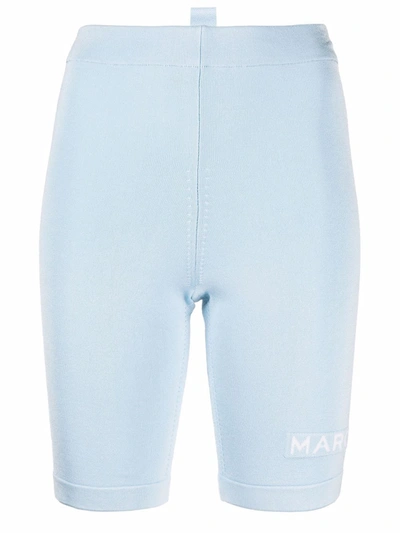 Shop Marc Jacobs The Sport Stretch-fit Shorts In Blue