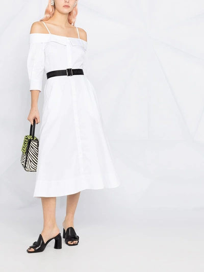 Shop Karl Lagerfeld Dresses White