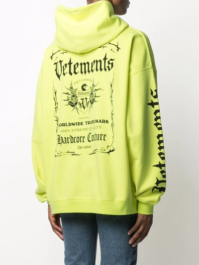 Shop Vetements Sweaters Yellow