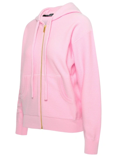Shop Versace Pink Wool And Cashmere Sweatshirt