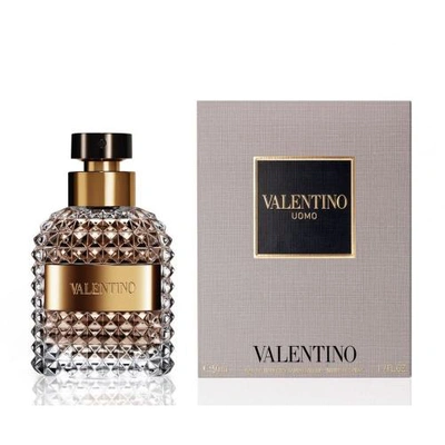 Shop Valentino Uomo /  Edt Spray 1.7 oz (50 Ml) (m) In Coffee / White