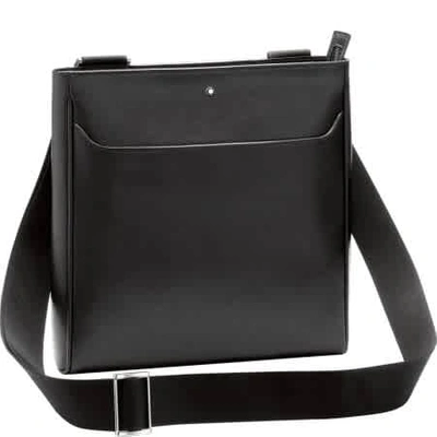 Shop Montblanc Black Sartorial Envelope Medium Bag
