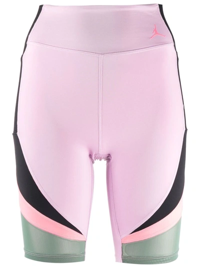Shop Nike Jordan Heatwave Bike Shorts In Violett