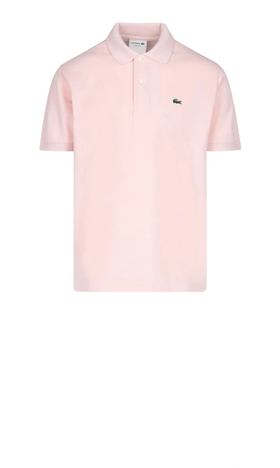 Shop Lacoste Men's Pink Cotton T-shirt