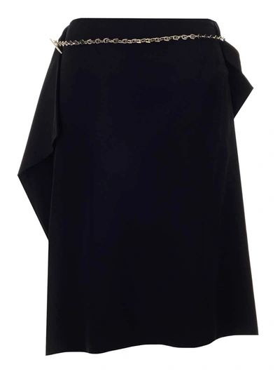 Shop Givenchy Women's Black Viscose Skirt