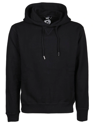 Shop Dsquared2 Rear Icon Print Hoodie In Black