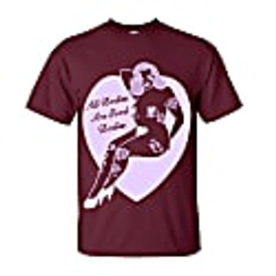 Shop Lola Blackheart All Bodies Are Good Bodies Tattooed Pin-up Unisex T-shirt - Maroon