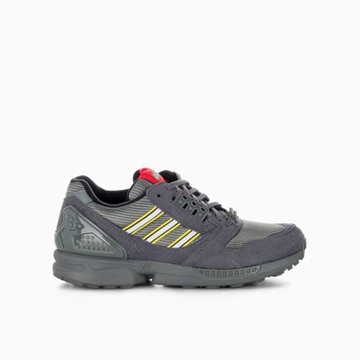 Shop Adidas Originals Zx 8000 Lego Sneakers In Grey