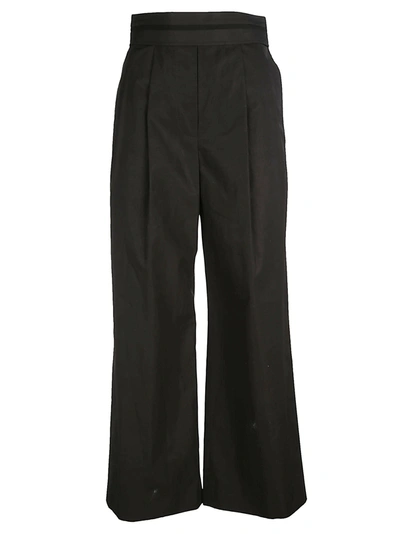 Shop Alexander Wang Flared Cropped Trousers In Black