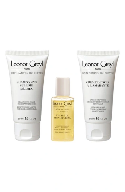 Leonor Greyl Paris Luxury Travel Kit For Color Treated Hair In No Colro