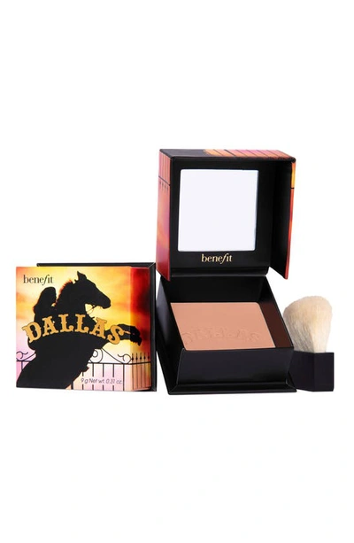 Shop Benefit Cosmetics Benefit Dallas Mini Powder Blush, 0.15 oz In Rosy Bronze