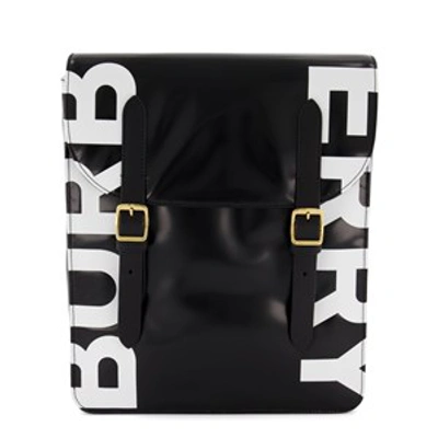 Shop Burberry Black Valeria Backpack