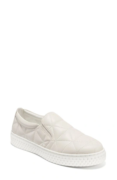 Shop Aerosoles Erin Quilted Slip-on Sneaker In Off White