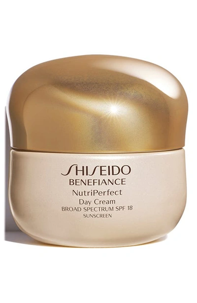 Shop Shiseido Benefiance Nutriperfect Day Cream Broad Spectrum Spf 18, 1.8 oz