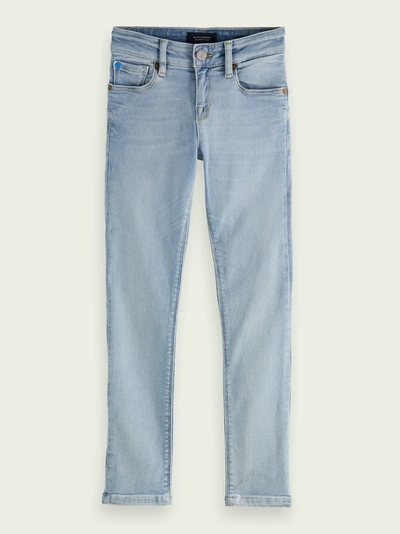 Shop Scotch & Soda Tigger Super-skinny Mid-rise Jeans &#9472; Ice Layer In Blue