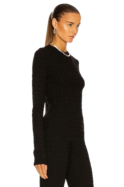 Shop Givenchy Monogram Jacquard Sweater