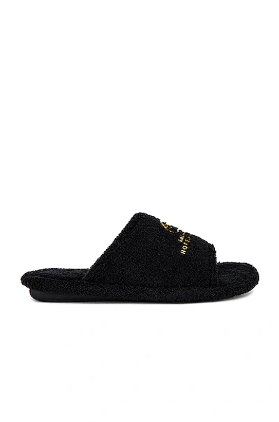 Shop Balenciaga Home Slide In Black