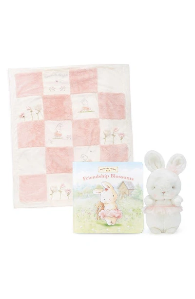 Shop Bunnies By The Bay Tutu Delight Quilt, Board Book & Stuffed Animal Set In Pink