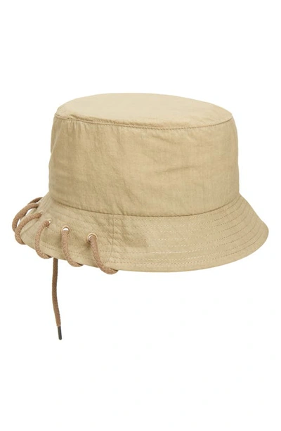 Shop Craig Green Laced Bucket Hat In Military-military