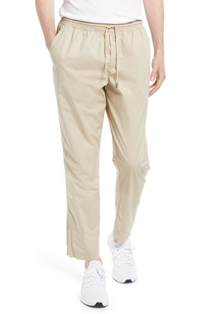 Shop Atm Anthony Thomas Melillo Cotton Poplin Drawstring Pants In Chino