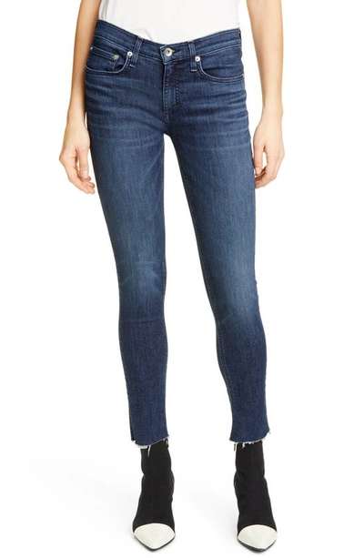 Shop Rag & Bone Raw Hem Ankle Skinny Jeans In Wilton