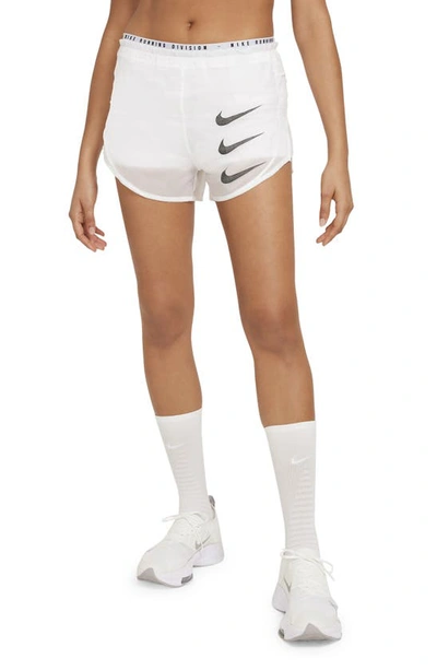 Nike Tempo Luxe Run Division Women's 2-in-1 Running Shorts In White/ Black  | ModeSens