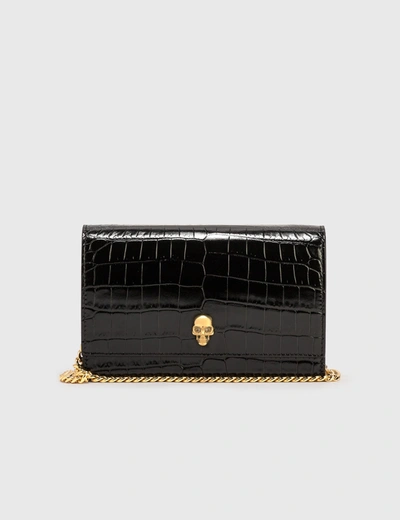 Shop Alexander Mcqueen Skull Mini Bag In Black