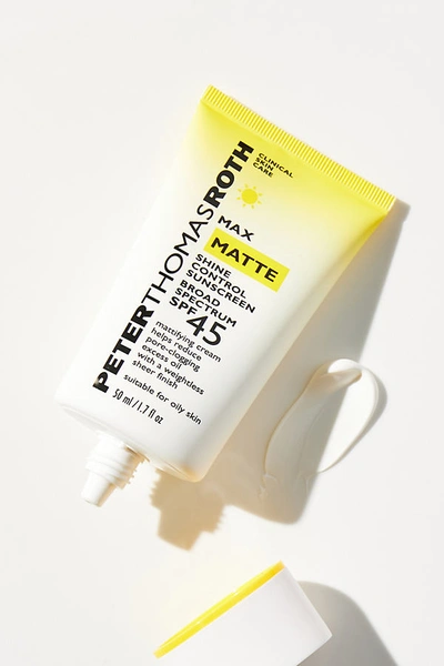 Shop Peter Thomas Roth Max Matte Spf 45 Protective Dry Cream In White