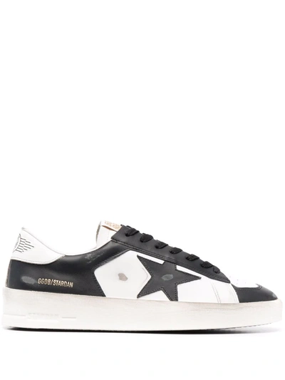 Shop Golden Goose Stardan Two-tone Sneakers In Weiss