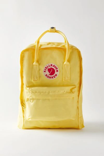 Shop Fjall Raven Classic Kånken Backpack In Light Yellow