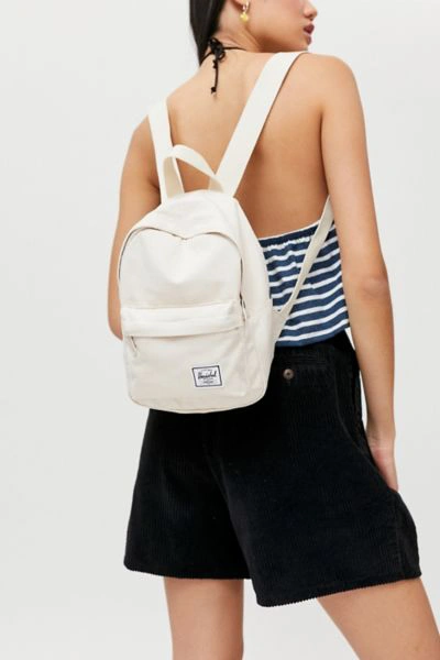 Shop Herschel Supply Co Classic Mini Canvas Backpack In Neutral