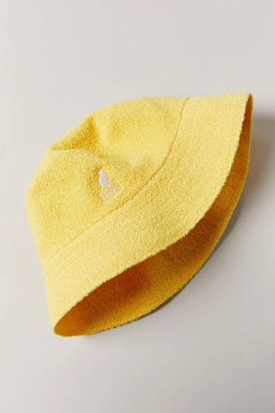 Shop Kangol Bermuda Bucket Hat In Yellow