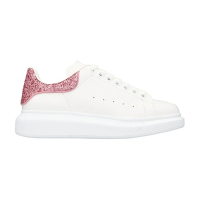 Shop Alexander Mcqueen Oversize Sneakers In Whi Past Pi Pas Pi