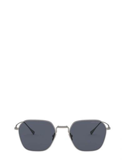 Shop Giorgio Armani Ar6104 Matte Gunmetal Sunglasses