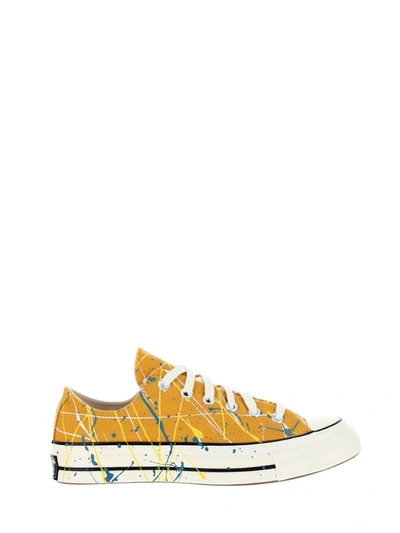 Shop Converse Paint Splatter Effect Chuck 70 Sneakers In Yellow