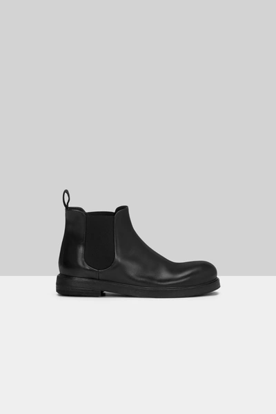 Shop Marsèll Round Toe Chelsea Boots In Black