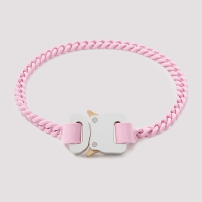 Shop Alyx 1017  9sm Chain Buckle Necklace In Pink