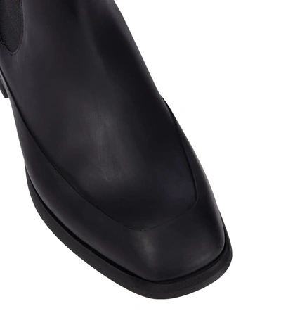 Shop The Row Garden Leather Chelsea Boots In Black