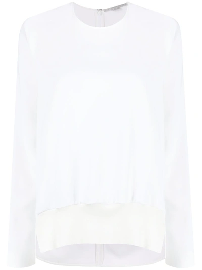 Shop Stella Mccartney White Long-sleeve Top