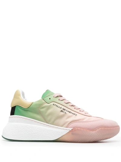 Shop Stella Mccartney Loop Gradient Sneakers In Pink