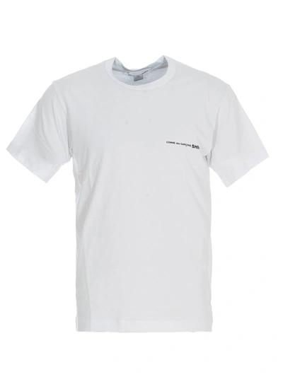 Shop Comme Des Garçons White Cotton T-shirt